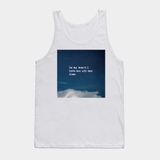 In my heart - Fitzgerald in the night sky Tank Top